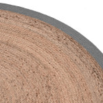 LABEL51 Vloerkleden Jute - Naturel - Jute - 90x90 cm - Rond