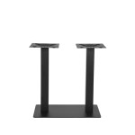 LABEL51 Eetkamertafel Dubbel - Zwart - Metaal - 72 cm