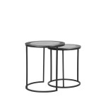 LABEL51 Salontafel Set Pair - Antiek Ash - Metaal - 40 cm