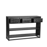 LABEL51 Sidetable Chili - Zwart - Mangohout - Sidetable
