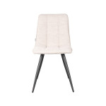 LABEL51 Eetkamerstoel Jelt - Naturel - Boucle - Black Frame