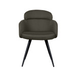 LABEL51 Eetkamerstoel Dinner - Hunter - Breathe - Black Frame