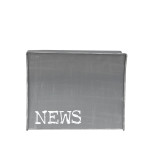 LABEL51 Wanddecoratie Magazinehouder - Antiek grijs - Metaal - One Size