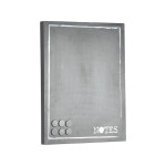 LABEL51 Wanddecoratie Memobord - Antiek grijs - Metaal - One Size