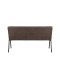 LABEL51 Eetkamerbank Matz - Antraciet - Microfiber - 145 cm