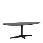 LABEL51 Eetkamertafel Rosie - Zwart - Mangohout - 260x110 cm