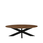 LABEL51 Salontafel James - Nature - Mangohout - 130 cm - Rond