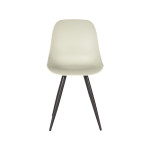 LABEL51 Eetkamerstoel Monza - Breeze - PP - Zwart Metalen Frame