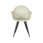 LABEL51 Eetkamerstoel Luca - Breeze - - Zwart Metalen Frame