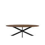 LABEL51 Eetkamertafel James - Nature - Mangohout - 210 cm - Ovaal