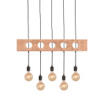 LABEL51 Hanglamp Timber - Zwart - Metaal