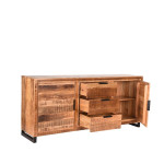 LABEL51 Dressoir Glasgow - Rough - Mangohout - Dressoir