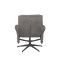 LABEL51 Fauteuil Bergen - Antraciet - Cosmo - Excl. Hocker