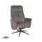 LABEL51 Fauteuil Bergen - Antraciet - Cosmo - Excl. Hocker