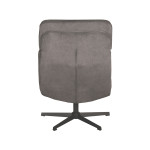 LABEL51 Fauteuil Alvar - Antraciet - Cosmo - Excl. Hocker
