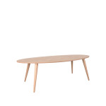 LABEL51 Eetkamertafel Ines - Naturel - Eiken - 210 cm - Ovaal
