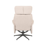 LABEL51 Fauteuil Verdal - Naturel - Boucle - Excl. Hocker