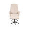 LABEL51 Fauteuil Bergen - Naturel - Boucle - Incl. Hocker