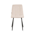 LABEL51 Eetkamerstoel Juul - Naturel - Boucle - Black Frame