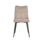 LABEL51 Eetkamerstoel Riv - Clay - - Zwart Metalen Frame