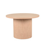 LABEL51 Salontafel Oliva - Naturel - Eiken - 60 cm - Rond
