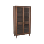 LABEL51 Vitrinekast Jule - Walnoot - Eiken - One Size