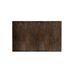 LABEL51 Eetkamertafel Tafelblad Straight Edge - Espresso - Mangohout - 120 cm Straight