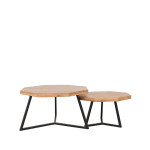 LABEL51 Salontafel I_Figure - Rough - Mangohout - 70 cm