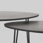 LABEL51 Salontafel Frisk - Zwart - Mangohout - 68 cm