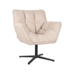 LABEL51 Fauteuil Ian - Naturel - Boucle - One Size