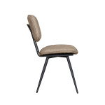 LABEL51 Eetkamerstoel Liva - Clay - Elite - Black Frame