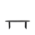 LABEL51 Eetkamertafel Cooper - Zwart - Mangohout - 210x110 cm