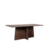 LABEL51 Eetkamertafel Scott - Espresso - Mangohout - 230x100 cm