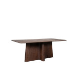 LABEL51 Eetkamertafel Scott - Espresso - Mangohout - 200x100 cm