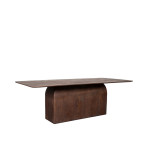 LABEL51 Eetkamertafel Owen - Espresso - Mangohout - 230x100 cm