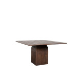 LABEL51 Eetkamertafel Ingo - Espresso - Mangohout - 140 cm - Rond