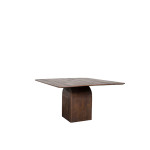 LABEL51 Eetkamertafel Ingo - Espresso - Mangohout - 130 cm - Rond