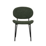 LABEL51 Eetkamerstoel Senn - Forest - Boucle - Black Frame