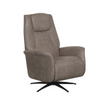 LABEL51 Fauteuil Stockholm - Taupe - Micro Suede - One Size