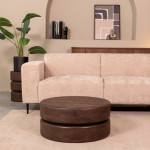 LABEL51 Salontafel Milly - Espresso - Mangohout - 70 cm - Rond