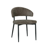 LABEL51 Eetkamerstoel Bliss - Hunter - Elite - Black Frame