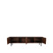 LABEL51 Tv-meubel Rio - Espresso - Mangohout - Tv-Meubel 220 cm
