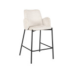 LABEL51 Barkruk Joni - Creme - Elegance - Laag