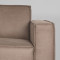LABEL51 Hoekbank Kay - Taupe - Micro Suede - Links