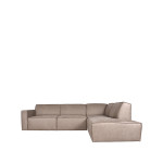 LABEL51 Hoekbank Kay - Taupe - Micro Suede - Rechts