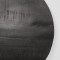 LABEL51 Eetkamertafel I_Tafelblad Sloppy Edge - Zwart - Mangohout - 70 cm - Rond Sloppy