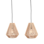 LABEL51 Hanglamp Ibiza - Naturel - - 2-Lichts