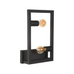 LABEL51 Wandlamp Quadrato - Zwart - Metaal - One Size