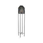 LABEL51 Vloerlamp Ibiza - Zwart - Jute - 1-Lichts