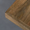 LABEL51 Eetkamertafel I_Tafelblad Straight Edge - Rough - Mangohout - 120 cm Straight